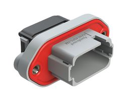 AMPHENOL SINE/TUCHEL AT16-15PE-PM11 Automotive Connector Housing, Key E, Gray, AT Series, Receptacle, 15 Positions