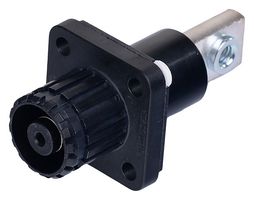 WEIDMULLER 2918840000 High Power Connector, Minus Connector, Black, Plug, 1.5 kV, 250 A, Panel Mount, Screw