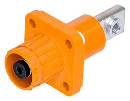 WEIDMULLER 2918860000 High Power Connector, Plus Connector, Orange, Plug, 1.5 kV, 250 A, Panel Mount, Screw