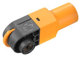 WEIDMULLER 2991900000 High Power Connector, Minus Connector, Black, Receptacle, 1.5 kV, 250 A, Cable Mount, Crimp