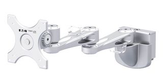 EATON TRIPP LITE DMSW1332LTAA Monitor Mount, HDTV, Dual-Extension, Tilt & Swivel, 32" Screen, 10kg, Aluminum, Silver