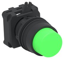 ALCOSWITCH - TE CONNECTIVITY IPE22EXGR Industrial Pushbutton Switch, IPE Series, 22.5 mm, SPST-NO, SPST-NC, Momentary, Round Raised