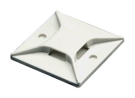 PANDUIT ABM112-AT-C Cable Tie Mount, Adhesive, White, Nylon 6.6 (Polyamide 6.6), 28.4 mm, 28.4 mm