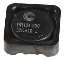 EATON ELECTRONICS DR124-330-R Power Inductor (SMD), 33 µH, 2.6 A, Shielded, 3.12 A, DR124 Series
