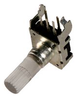 BOURNS PEL12S-2024S-N3024 Rotary Encoder, Blue/Green, Mechanical, Incremental, 24 PPR, 0 Detents, Horizontal