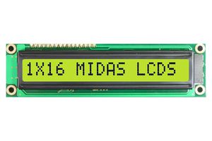 MIDAS DISPLAYS MC11608A6WK1-SPTLY