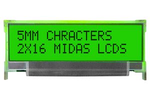 MIDAS DISPLAYS MC21605L6W-SPTLY