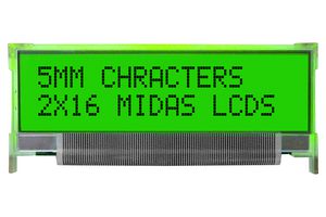 MIDAS DISPLAYS MC21605L6WR-SPTLY