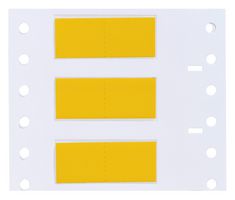 BRADY LSZH-250-150-YL-M Wire Marker, 1 Side Printable, Heat Shrinkable Sleeve, Blank (No Legend), PO (Polyolefin), Yellow