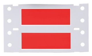 BRADY LSZH-250-2-RD-M Wire Marker, 1 Side Printable, Heat Shrinkable Sleeve, Blank (No Legend), PO (Polyolefin), Red
