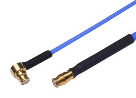 JOHNSON - CINCH CONNECTIVITY 415-0510-M1.0 RF / Coaxial Cable Assembly, 18GHZ, 19.68 ", 1 m, 0.047" Flexible, SMP Jack, SMP Right Angle Jack