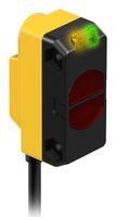 BANNER ENGINEERING QS18EN6WQ Photoelectric Sensor, WORLD-BEAM QS18, Diffuse, 300 mm, NPN, 10 to 30 Vdc, Connector