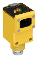 BANNER ENGINEERING Q45VR3LVQ Photo Sensor, 9 m, SPDT Relay, Non-Polarized Retroreflective, 5 Pin Mini Connector, Q45 Series