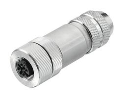 WEIDMULLER 1784750000 Sensor Connector, M12, Female, 5 Positions, Screw Socket, Cable Mount