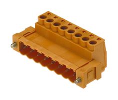 WEIDMULLER 1846270000 Terminal Block, Header, 5.08 mm, 8 Positions, 21.5 A, 400 V, Screw Clamp Right Angle