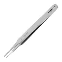 EXCELTA 2A-SA-MP Tweezers, Precision, Straight, Flat, 118.75 mm, Stainless Steel