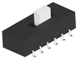 TE CONNECTIVITY - ALCOSWITCH 1-1825010-8 Slide Switch, 4PDT, On-On, Surface Mount, ASE Series, 300 mA, 115 V