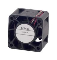 NMB TECHNOLOGIES 03828DA-12Q- AU-00 DC Axial Fan, 12 V, Square, 38 mm, 28 mm, Ball Bearing, 19.4 CFM