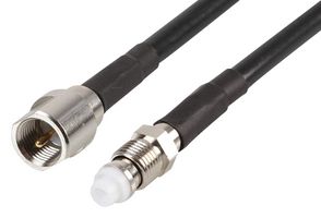 SIRETTA ASME500F058L13 RF / Coaxial Cable Assembly, 16.4 ft, 5 m, LLC200A, FME Plug, FME Jack, 50 ohm