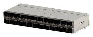 TE CONNECTIVITY 2-2349201-1 I/O Connector, 20 Contacts, Receptacle, zSFP+, Press Fit, PCB Mount