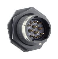 SOURIAU-SUNBANK / EATON UTGX714E12P Circular Connector, Standard Circular Connector, Souriau UTGX Series, Jam Nut Receptacle