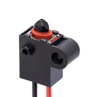 OMRON ELECTRONIC COMPONENTS D2EW-SC02MS Microswitch, Screw Mount, Ultra Subminiature, Pin Plunger, SPST-NC, Wire Leaded, 100 mA, 12 V