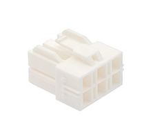 MOLEX 151207-2611 Connector Housing, Natural (White), CP-6.5 151207 Series, Receptacle, 6 Positions, 6.5 mm