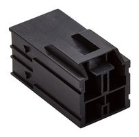 MOLEX 203438-2406 Connector Housing, Black, CP-6.5 203438 Series, Plug, 4 Positions, 6.5 mm