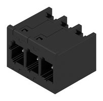 WEIDMULLER 2741420000 Terminal Block, Header, 5 mm, 3 Positions, 26.8 A, 400 V, Through Hole Right Angle