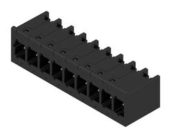 WEIDMULLER 2741480000 Terminal Block, Header, 5 mm, 9 Positions, 26.8 A, 400 V, Through Hole Right Angle