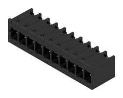 WEIDMULLER 2741490000 Terminal Block, Header, 5 mm, 10 Positions, 26.8 A, 400 V, Through Hole Right Angle