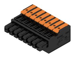 WEIDMULLER 2741620000 Pluggable Terminal Block, 5 mm, 8 Positions, 2.5 mm², Snap In
