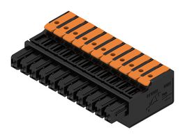 WEIDMULLER 2741650000 Pluggable Terminal Block, 5 mm, 11 Positions, 2.5 mm², Snap In