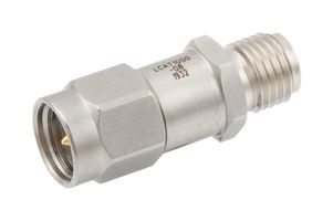 L-COM LCAT1000-08 RF Fixed Attenuator, SMA Plug to SMA Jack, 8 dB, DC to 6GHz, 2 W, 50 ohm, Stainless Steel