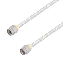 L-COM LCCA30071-FT1.5 RF / Coaxial Cable Assembly, 1.5 ft, 457.2 mm, 0.141 Hand Formable, SMA Plug, SMA Plug, 50 ohm