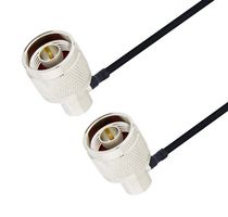 L-COM LCCA30139-FT2 RF / Coaxial Cable Assembly, 2 ft, 609.6 mm, 0.085 Hand Formable, N Type Right Angle Plug