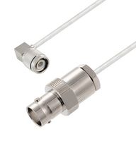L-COM LCCA30461-FT10 RF / Coaxial Cable Assembly, 10 ft, 3.05 m, 0.141 Hand Formable, BNC Jack, TNC Right Angle Plug