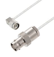 L-COM LCCA30461-FT6 RF / Coaxial Cable Assembly, 6 ft, 1.8 m, 0.141 Hand Formable, BNC Jack, TNC Right Angle Plug