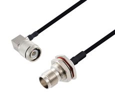 L-COM LCCA30528-FT4 RF / Coaxial Cable Assembly, 4 ft, 1.2 m, 0.141 Hand Formable, BNC Bulkhead Jack