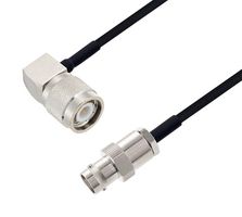L-COM LCCA30659-FT5 RF / Coaxial Cable Assembly, 5 ft, 1.5 m, 0.085 Hand Formable, BNC Jack, TNC Right Angle Plug