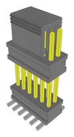 SAMTEC FW-06-05-L-D-410-140-P-FR Stacking Board Connector, Flex Stack FW Series, 12 Contacts, 1.27 mm, Pin Header, Solder, 2 Rows
