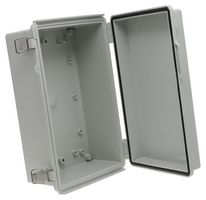 BUD INDUSTRIES PTQ-11045 Plastic Enclosure, Hinged, Multipurpose, Polycarbonate, Glass Fibre Reinforced, 278.38 mm