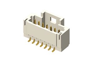SAMTEC T1M-12-GF-DV-K-FR Pin Header, Wire-to-Board, 1 mm, 2 Rows, 24 Contacts, Surface Mount, Micro Mate T1M Series