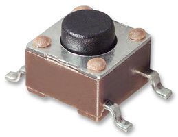 TE CONNECTIVITY - ALCOSWITCH 1571634-2 Tactile Switch, Top Actuated, Surface Mount, Round Button, 160 gf, 50mA at 24VDC