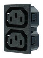 QUALTEK ELECTRONICS 742W-15/04 High Power Connector, 742W Series, Receptacle, 250 VAC, 15 A, Panel Mount, Solder