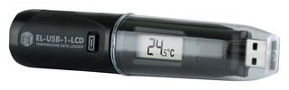 LASCAR EL-USB-1-LCD Data Logger, USB Temperature, 1 Channel, Temperature, 16378 Samples, USB, LCD