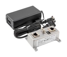 L-COM BT-CAT5-P1J-4848 Surge Protector, POE Surge Protector, 1 Ports, 1 A, Panel, BT-CAT5-PX Series