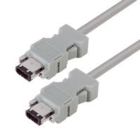 L-COM CSM94L-2M Computer Cable, IEEE 1394 Firewire 6 Position Plug, IEEE 1394 Firewire 6 Position Plug, 6.6 ft