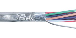 L-COM CSPL15-500 Multiconductor Cable, Shielded, 15 Conductor, 24 AWG, 500 ft, 152.4 m