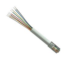 L-COM TDC005-5 Ethernet Cable, RJ45 Plug to Free End, Gray, 1.52 m, 5 ft